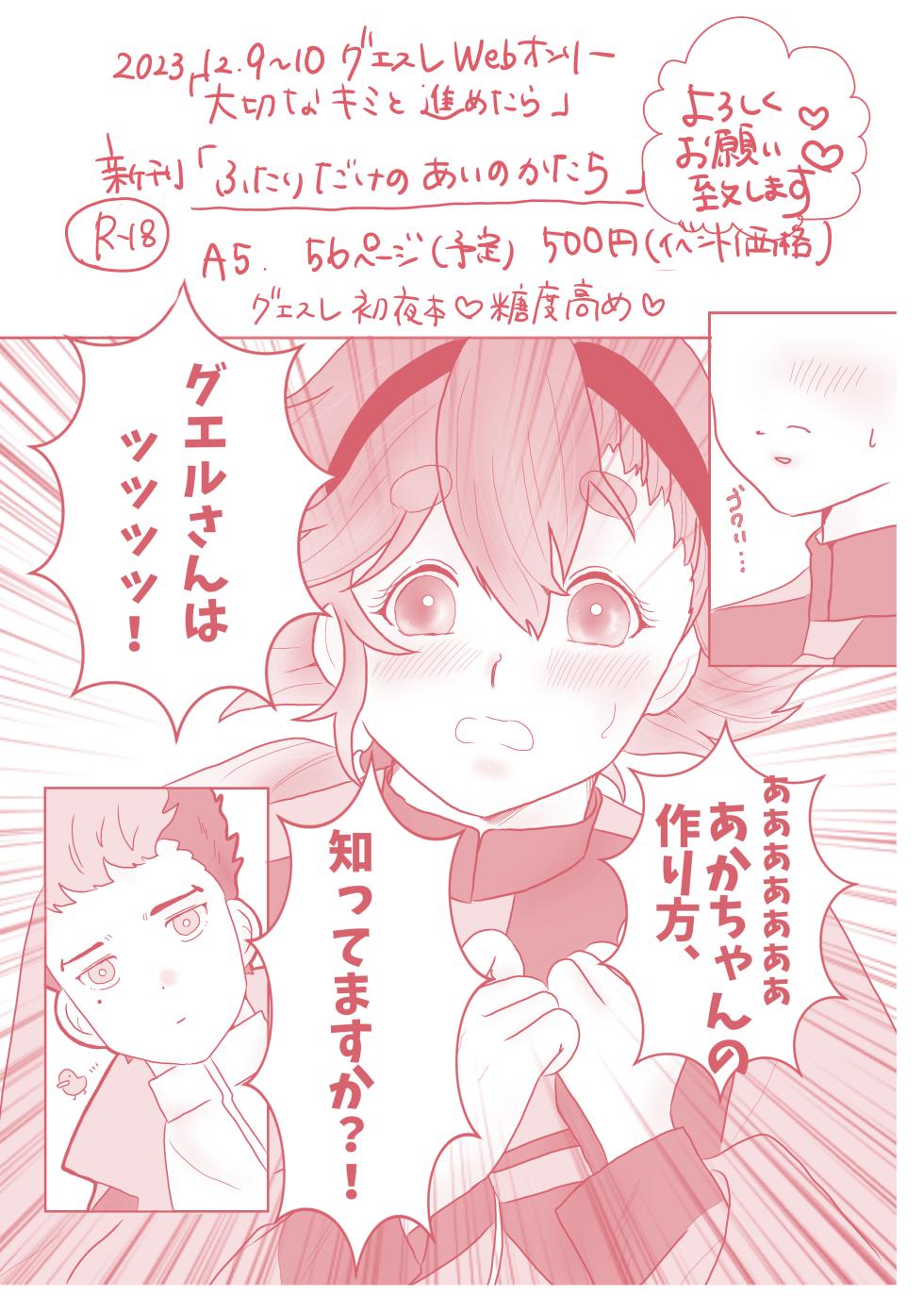[Nachoko]Futari dake no ai no katachi(Gundam witch from mercury) - Page 13