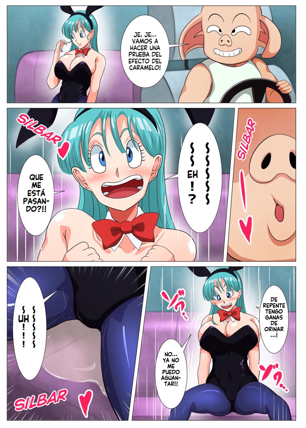[Q Doujin] Sukebe na Buta no Ecchi na Sakuryaku (Dragon Ball) [Spanish] [Harenchi no Fansub] - Page 4