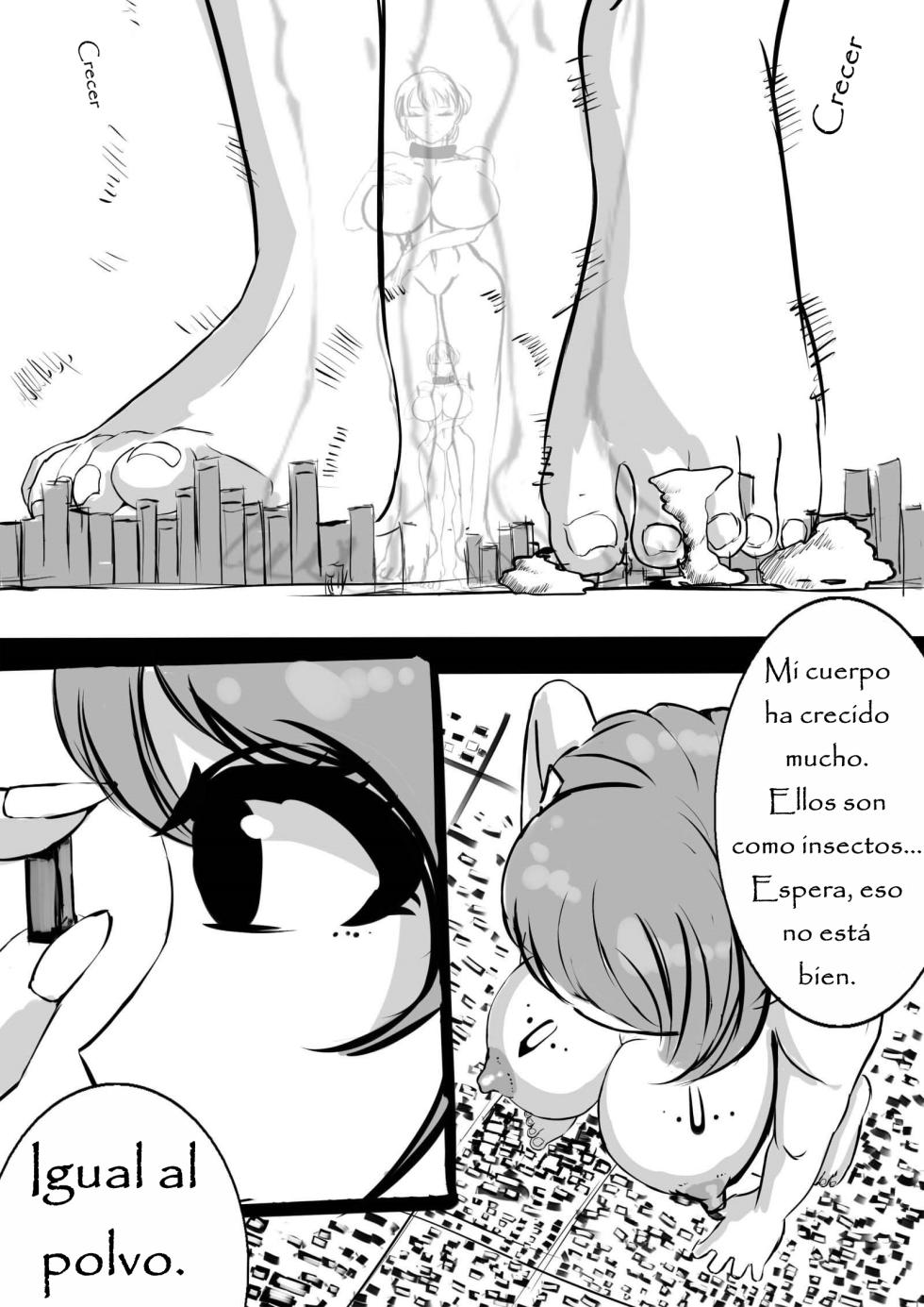 [gabbit] Homemade comic Alien Woman Attacks the City (Spanish) - Page 7
