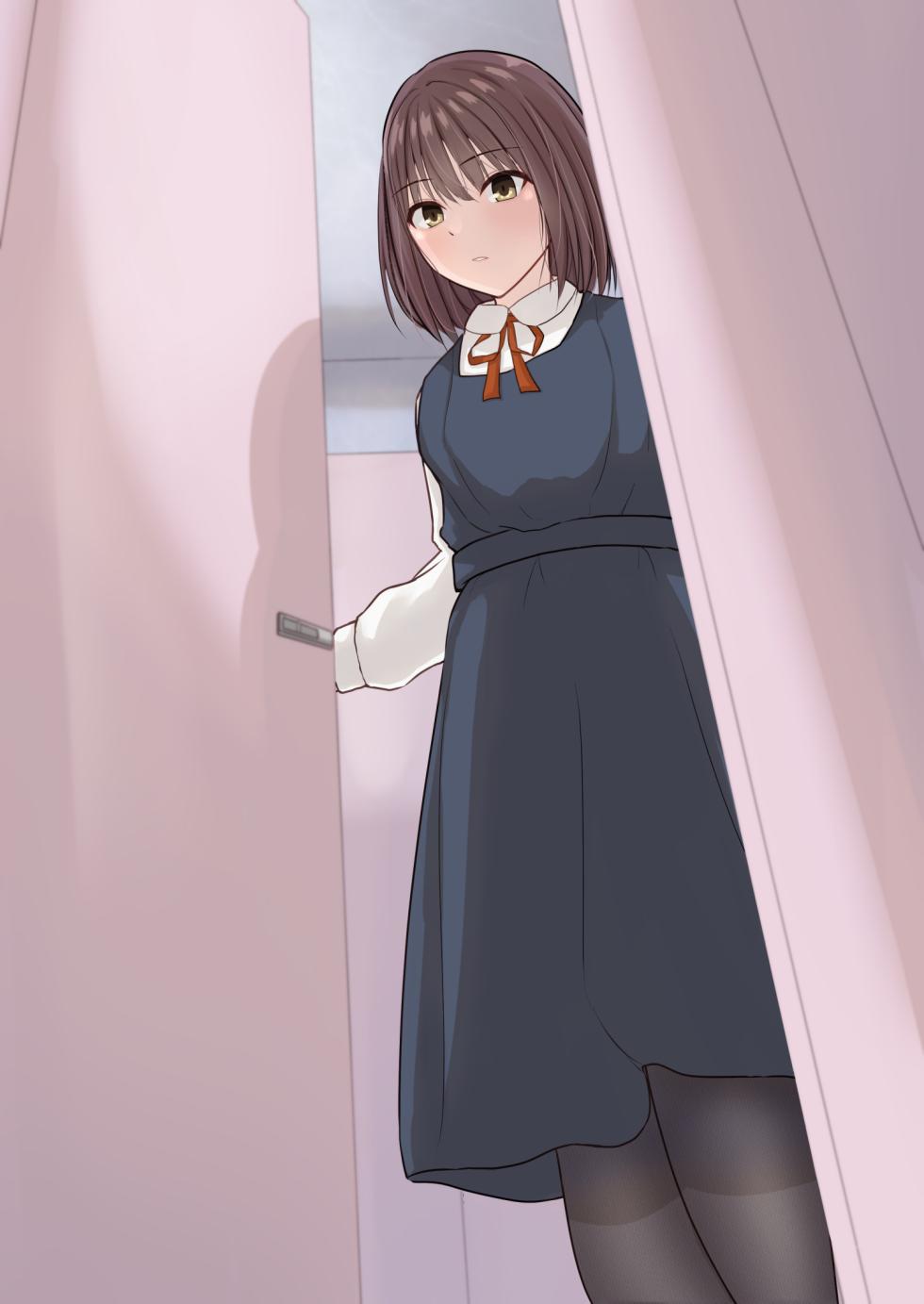 [Kitsune Komachi] Botton Joshi Toile Joshi Seito No Egui Obutsu - Page 32