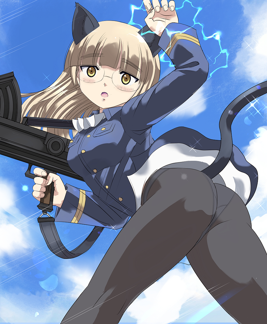 [Hosoinogarou] 見返りペリーヌ + 見返りマリー（リメイク） (Strike Witches) - Page 2