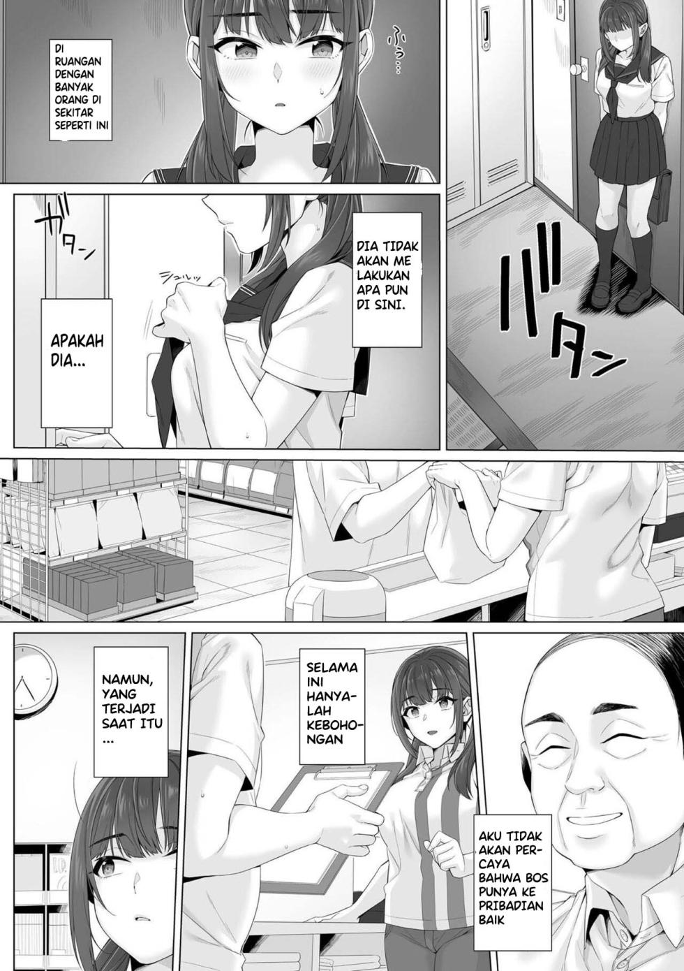 [miniru] Junboku Joshikousei wa Oyaji Iro ni Somerarete Comic Ban Ch. 1&2 [Indonesia] (UStranslation) - Page 35