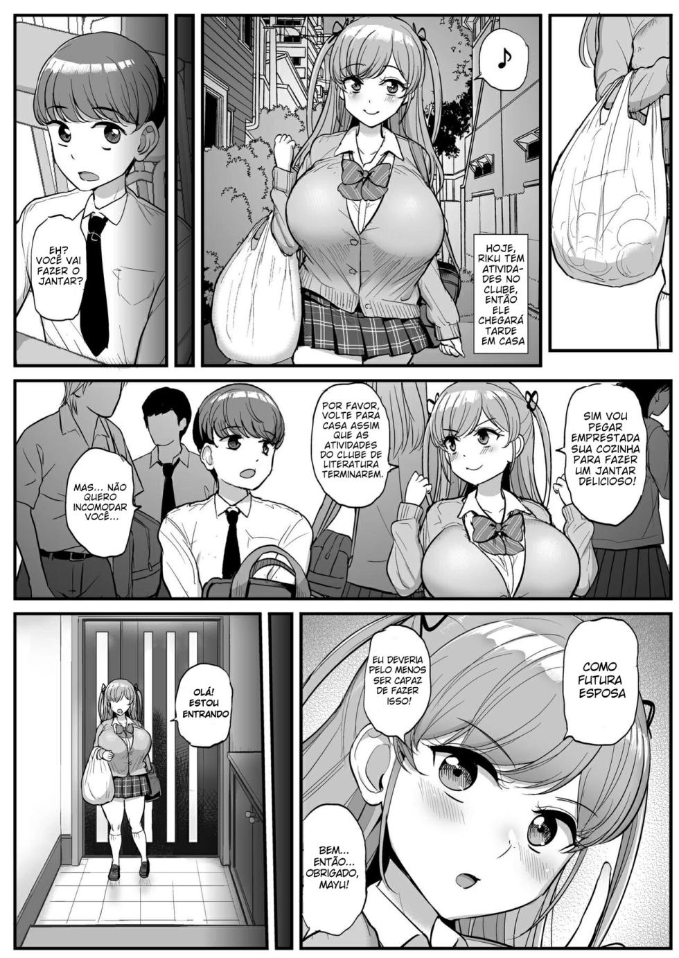 [Sanman Sanzen Koiking (Tyranu)] Minimum Kanojo wa Oyaji no Seidorei. [Portuguese-BR] [Gonzaga] - Page 6