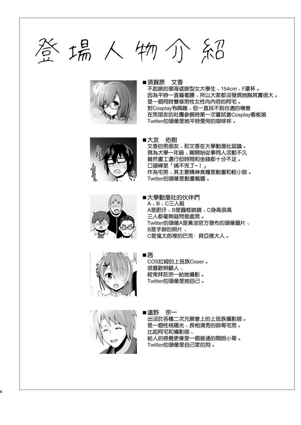 [SSB (Maririn)] Tada no Joshidaisei datta Kanojo ga Chou Ninki Nagachichi Cosplayer ni Naru made ~Cosplayer Fumika Soushuuhen I~ (Various) [Chinese] [無邪気漢化組] [Digital] - Page 7