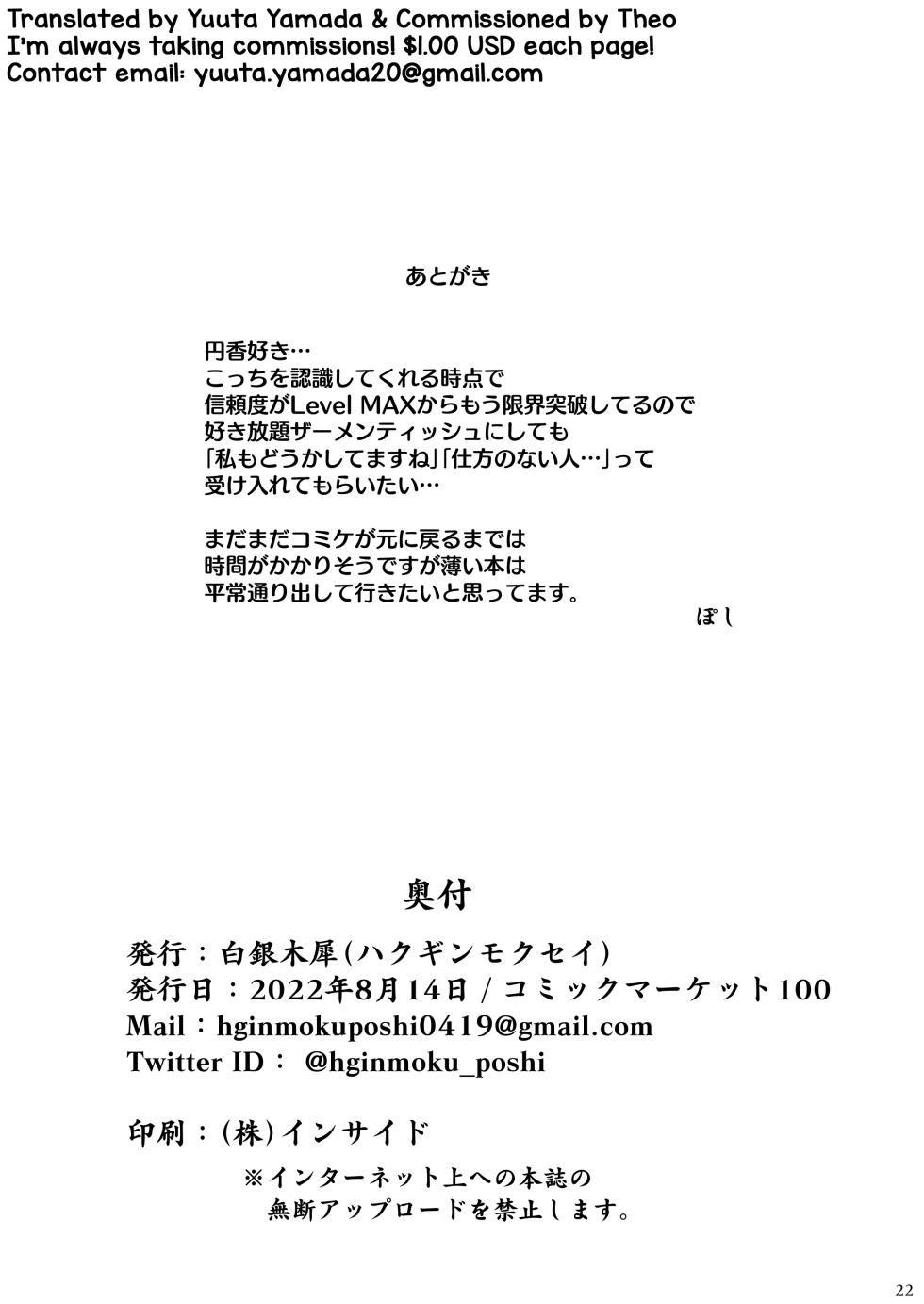 [Hakuginmokusei (Poshi)] Shinraido Level MAX Higuchi Madoka (THE IDOLM@STER : Shiny Colors) [English] [Yuuta's Blog] [Digital] - Page 21