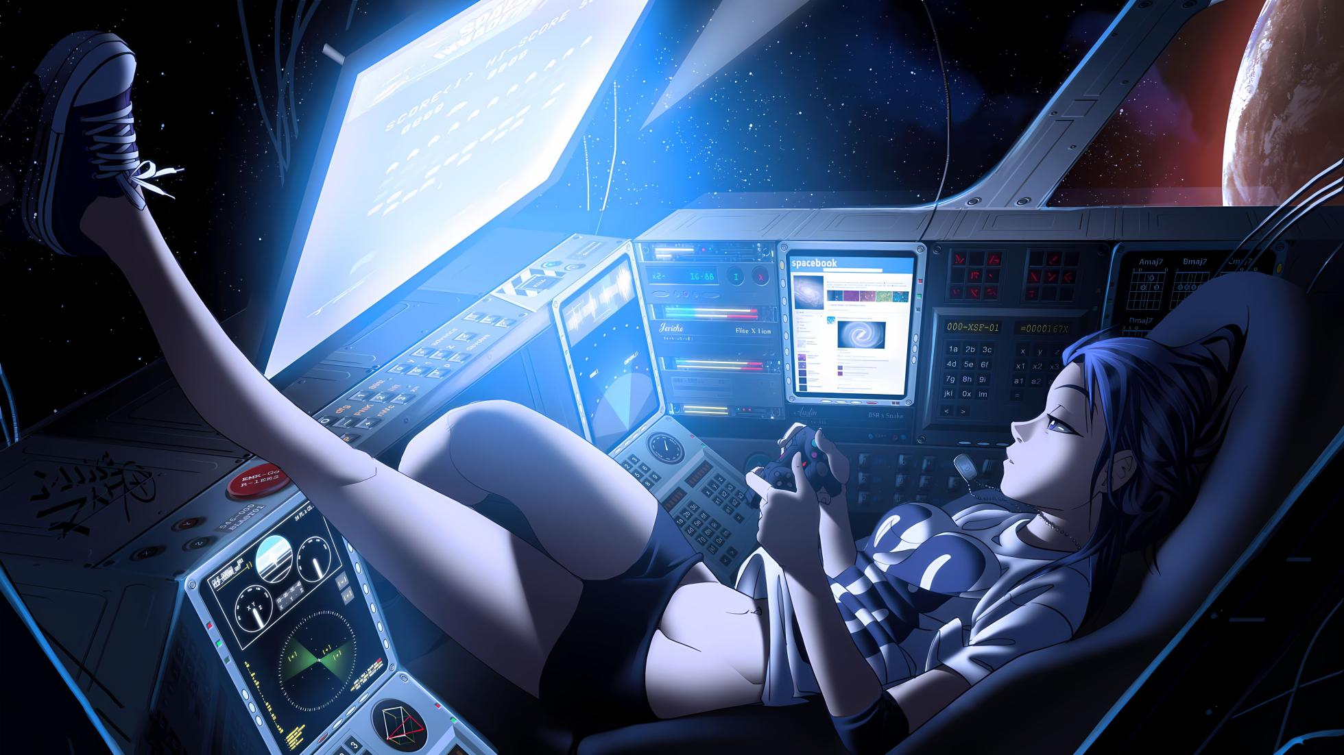 Space girl 88 wallpapers - 4k+ UPSCALED by 777Awesomsun - Page 1