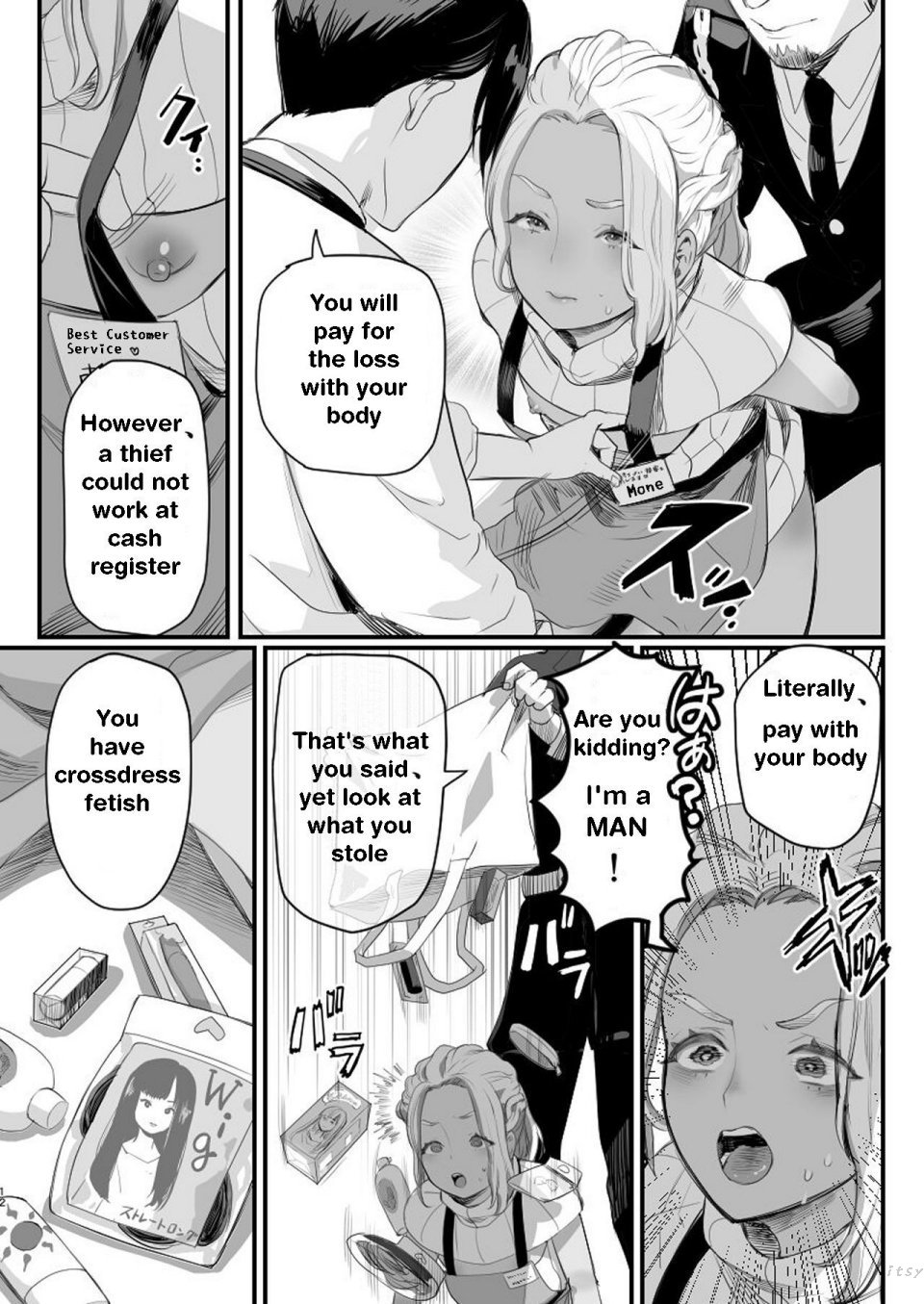 [Groggy-chou (Guro Tsuki)] Manbiki Shounen | The Year of Shoplifting Prostitute [English][itsy] - Page 12