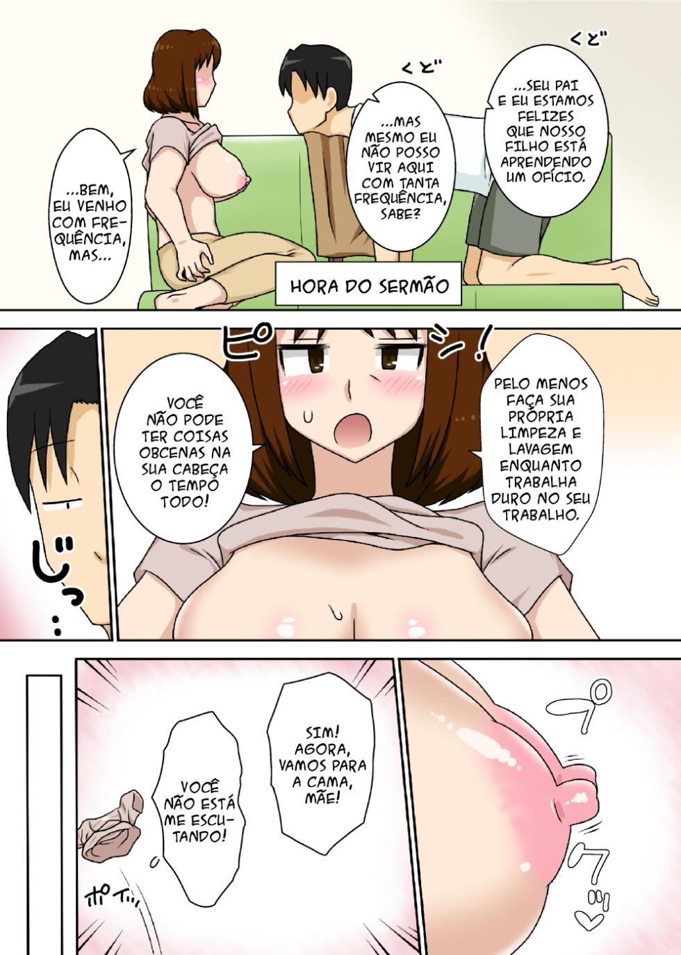 [Freehand Tamashii (DT Hone)] Toiu wake de Kaa-san to Tada Tada Itonamu | É Por Isso Que Eu Só Trabalho Com Minha Mãe [Portuguese-BR] [Ican] - Page 8
