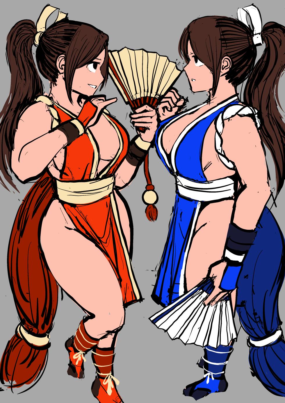 [Sanman-Drill] Mai Shiranui - Mirror Match (KOF) - Page 1