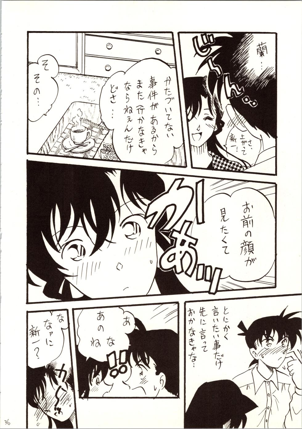 [Ginmomodou (Mita Satomi)] Meitantei DX (Detective Conan) - Page 36