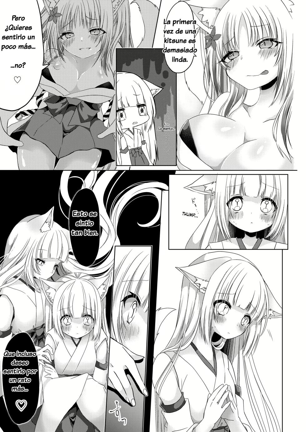 [Koume Kouhiiten (Shio, Satsuki Atan)] Kitsuneko Miko Ichiya Taiken Course?! | Fox Girl Shrine Maiden One-Night Trial Course?! [Spanish] [TF Scan] - Page 20