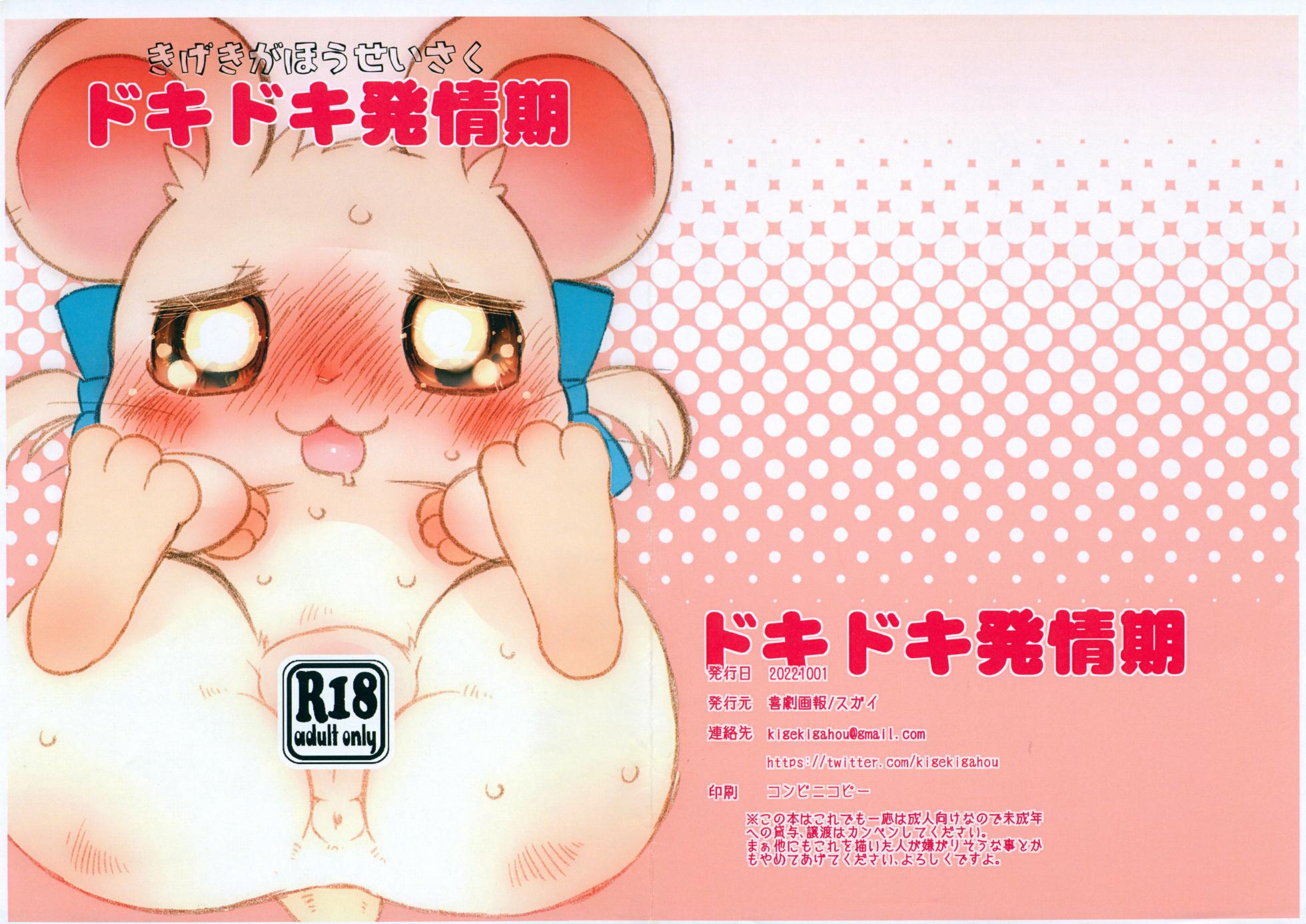 (Kemoket 12) [Kigeki Gahou (Sugai)] Doki Doki Hatsujouki (Hamtaro) - Page 1