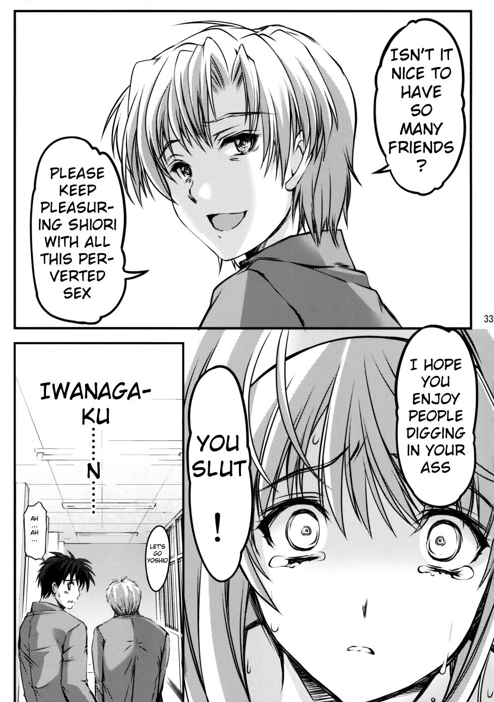 (C86) [HIGH RISK REVOLUTION (Aizawa Hiroshi)] Shiori Dai-Nijuuichi-Shou Saigo no Kizuna - Shiori Volume 21 The Last of Her Emotional Ties (Tokimeki Memorial) [English] [uanime5] - Page 32