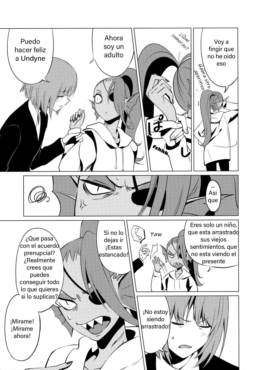 (Minna no Ketsui 2) [Pipiya (Noix)] CLEARLY (Undertale) [Spanish] - Page 11