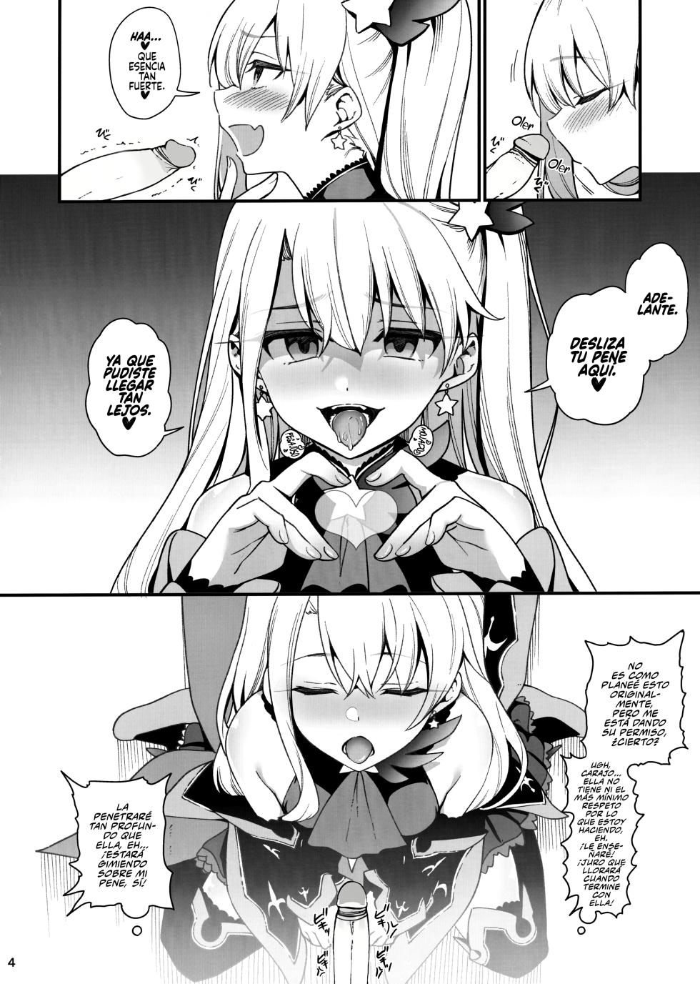 (AkihabaraDoujinsai 1) [Ranshi to Kimi to. (santa)] Mesugaki Testament Form-chan o Wakarasetai (Fate/Grand Order) [Spanish] [Rakuen Translations] [Decensored] - Page 5