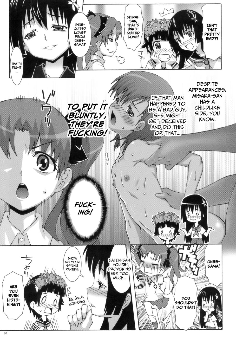 (C77) [chaos-graphixxx (mdo-h)] Toaru Kouhai no Mikotox | A Certain Junior's Love of Mokotox (Toaru Kagaku no Railgun) [English] [CulturedCommissions] - Page 6