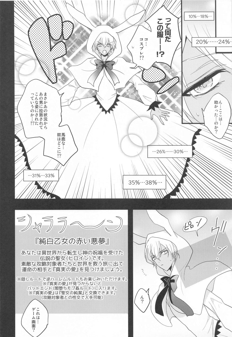 (HaruCC31)  [YukiSora (Niwa)] Otome Game no Heroine Mitai na Kinou ga Sonawatte Shimatta ga Katte ni Kouryaku Sarenaide Kudasai!!!!!! (Detective Conan) - Page 9