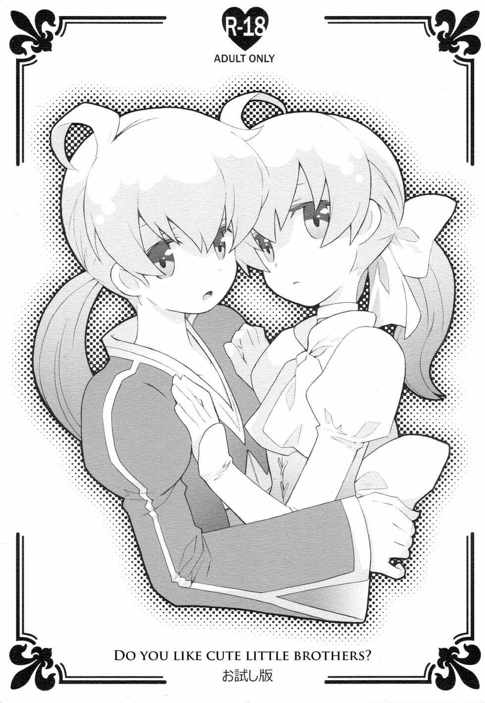 (C78) [Bakuhatsu BRS. (B.Tarou)] Kawaii Otouto-san wa Suki desu ka? Otameshiban | Do you Like Cute Little Brothers? (Final Fantasy Tactics) [English] =LWB= - Page 1