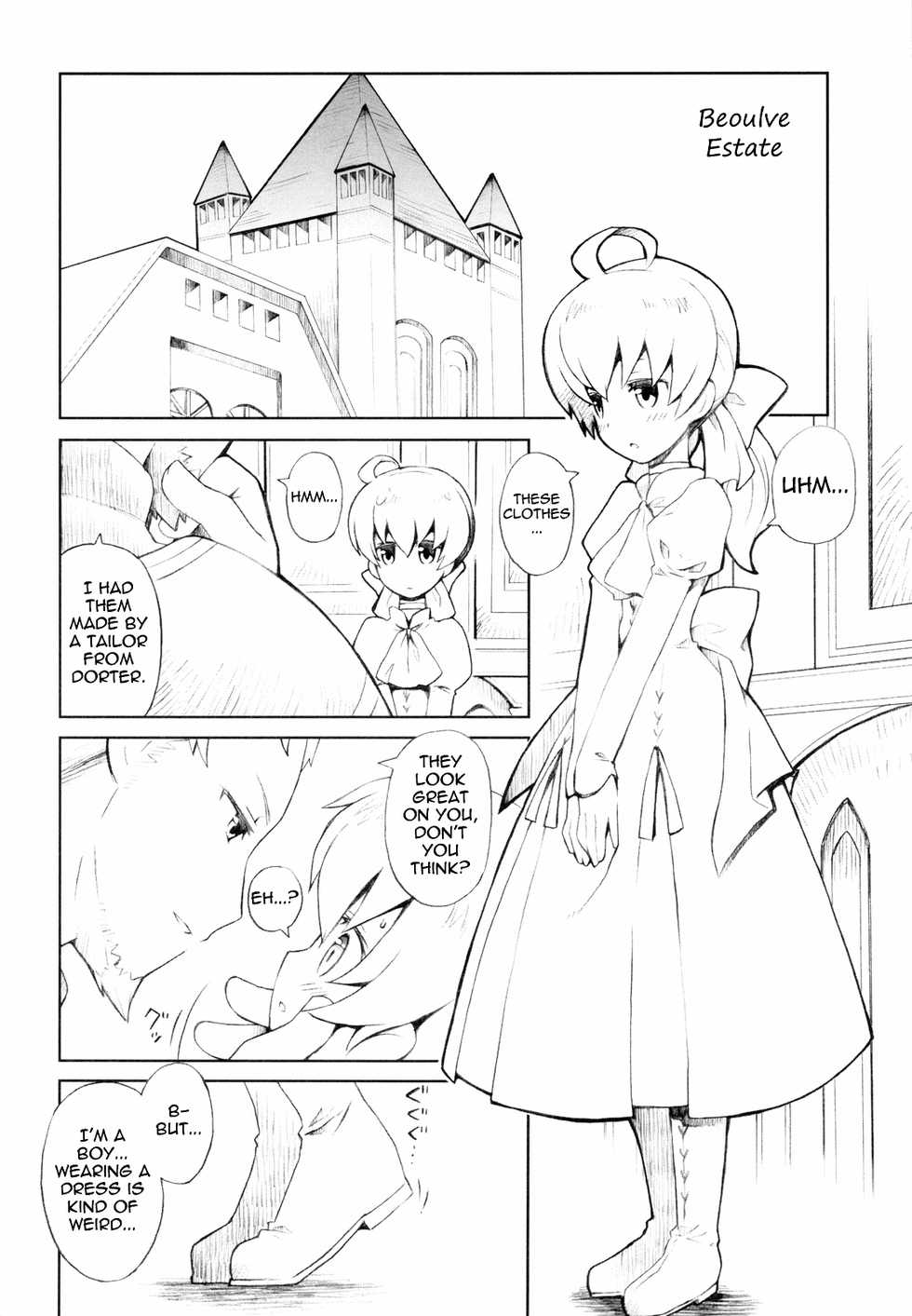 (C78) [Bakuhatsu BRS. (B.Tarou)] Kawaii Otouto-san wa Suki desu ka? Otameshiban | Do you Like Cute Little Brothers? (Final Fantasy Tactics) [English] =LWB= - Page 3