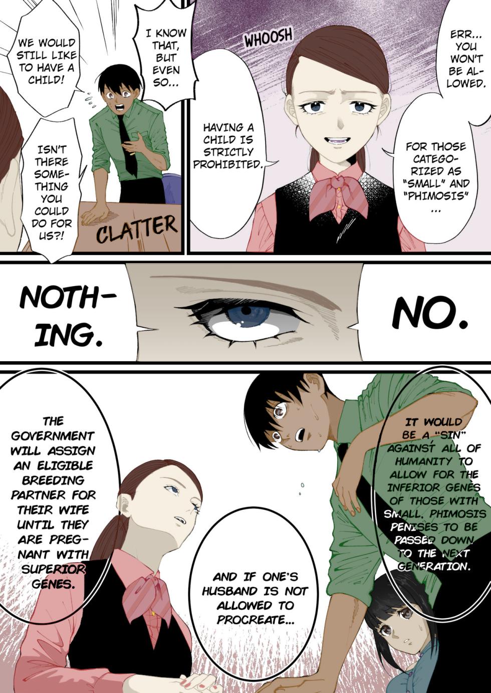 A World Where Small, Phimosis Cocks Are Hated [colorized] - Page 3