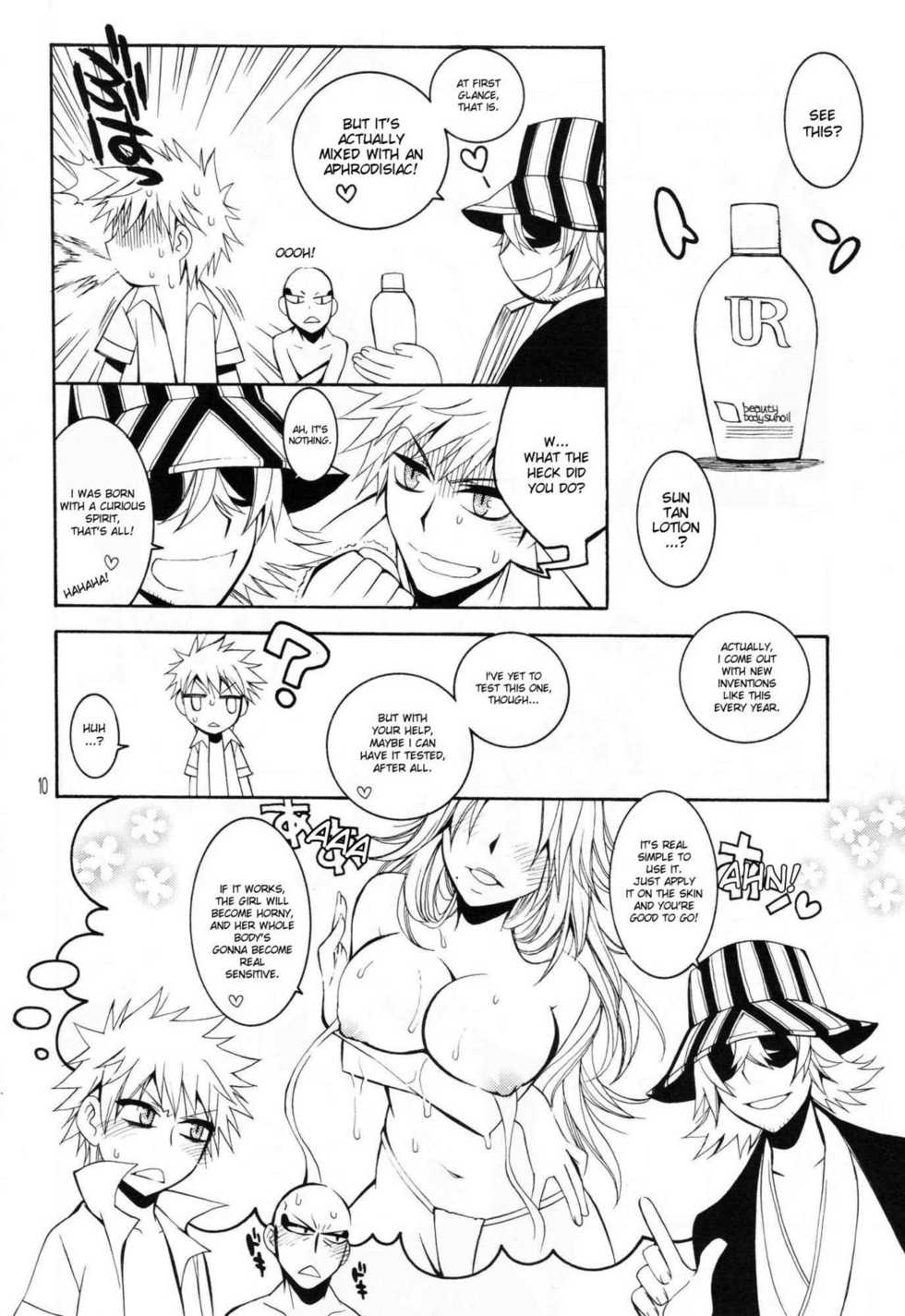 (C76) [Subsonic Factor (Tajima Ria)] Addict Shine! (Bleach) [English] {doujin-moe.us} - Page 9
