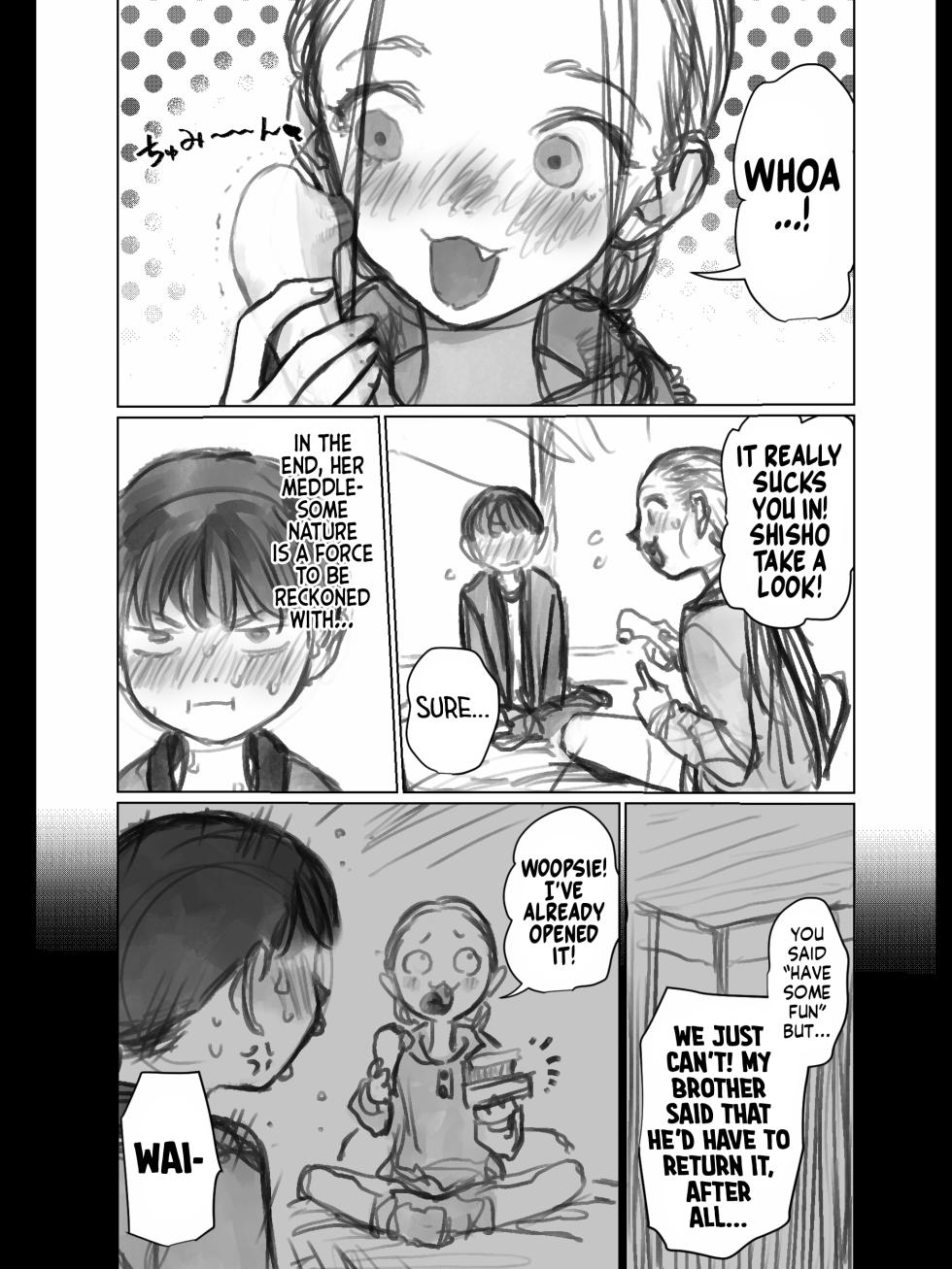 [Haguhagu] Kuri Kyuuin Omocha to Sasha-chan.| Using a Suction Vibe with Sasha-chan. [English] [Digital] [flash11] - Page 12