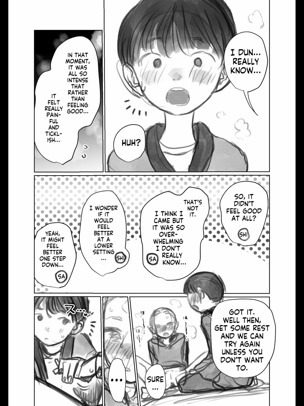 [Haguhagu] Kuri Kyuuin Omocha to Sasha-chan.| Using a Suction Vibe with Sasha-chan. [English] [Digital] [flash11] - Page 22