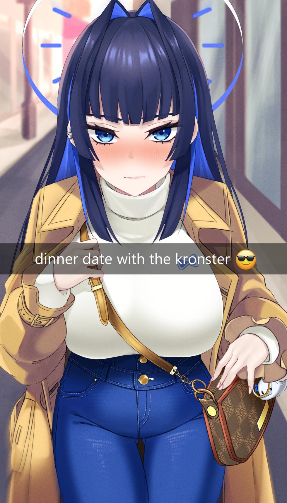 [Nixour] Date Night with Kronii ⏳ (Uncensored) [Hololive] - Page 1