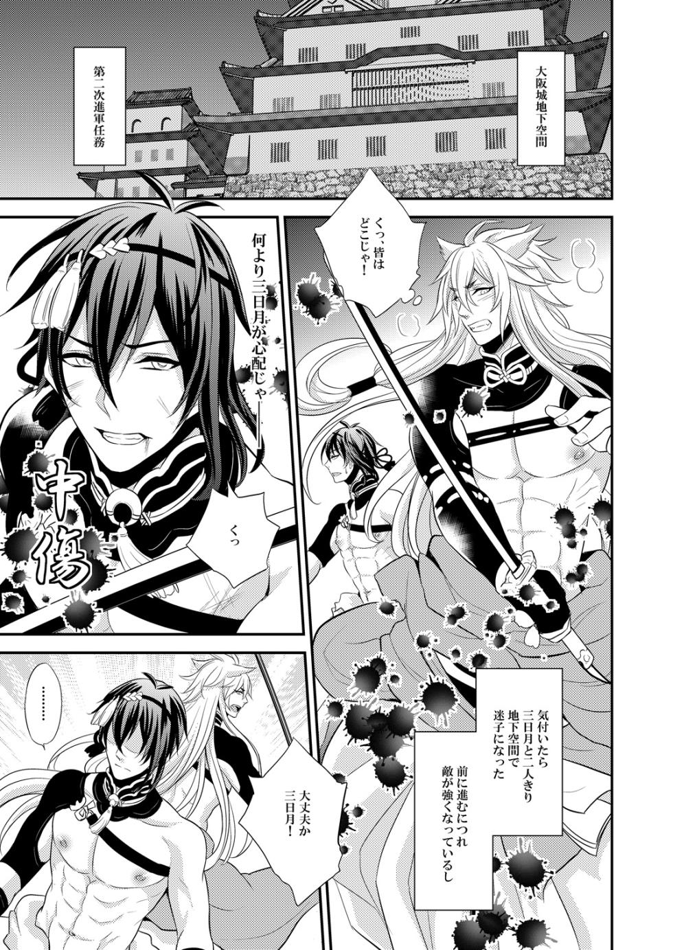 [Akagirenya (Kinokoyun)] Mitsu no Ana (Touken Ranbu) - Page 5