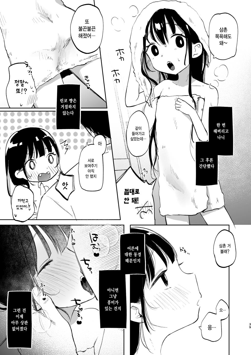 [Shipuolu] Rinko to Ojisan no Hajimete no Natsuyasumi | 린코와 삼촌의 첫 여름방학 [Korean] [Digital] - Page 39
