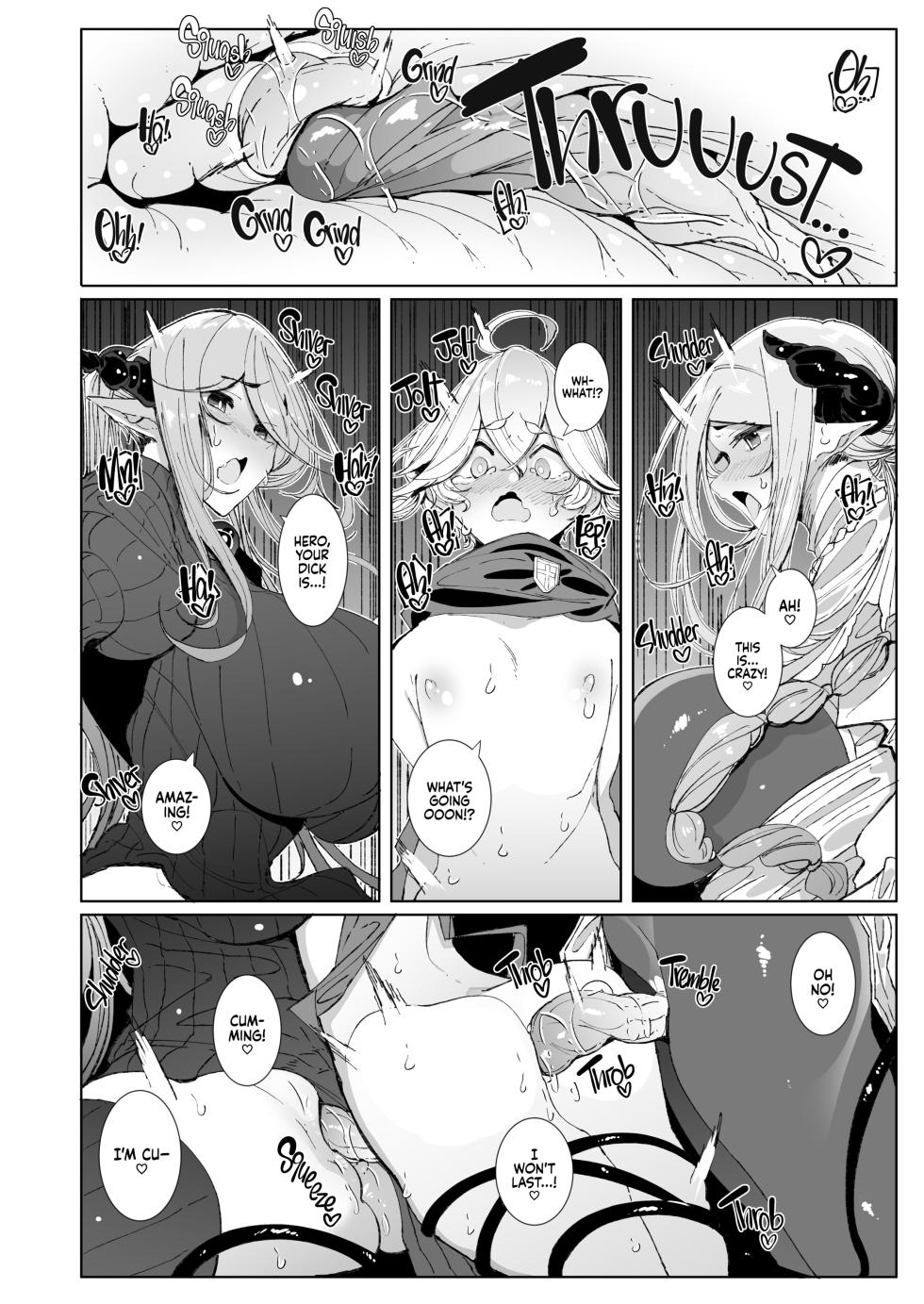 [Metro Notes (Tsumetoro)] Maou Toubatsu o Oeta Yuusha-kun to Futanari Inma Futari ga Yarukotonante Kimatteru yo ne! |The Demon Lord Is Gone, the World Is at Peace... What Are the Hero and His Futa Succubi Gonna Do!? [English] {2d-market.com} [Decensored] - Page 21