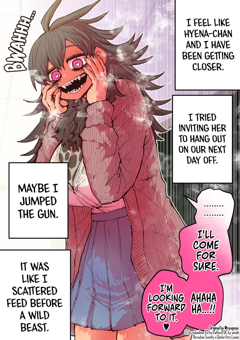 [Zyugoya] Being Targeted by Hyena-chan [English] [danke.moe] [Ongoing] - Page 7