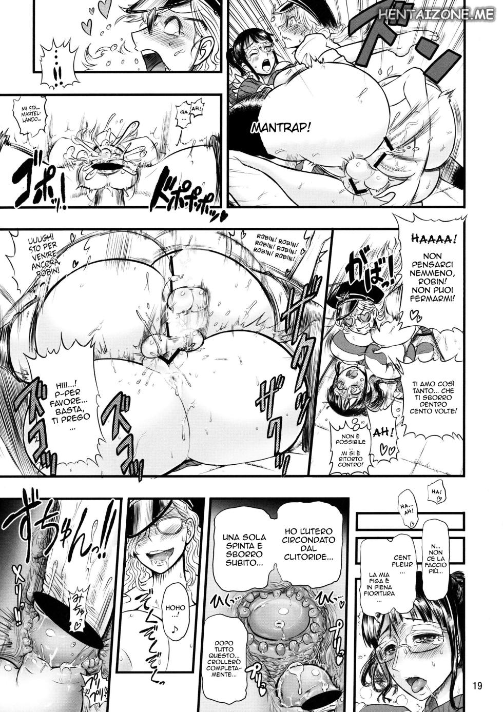 (C77) [Arsenothelus (Rebis, Chinbotsu)] Midarezaki Joshuu Kaizoku | La Pirata Futanari (ONE PIECE) [Italian] - Page 17