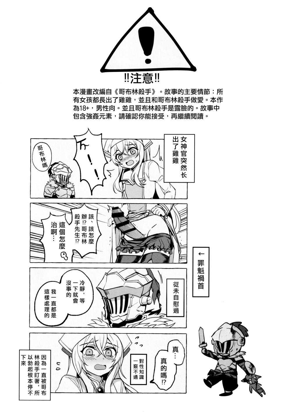[108. (03HAGANE)] Goblin Slayer-san no Ero Hon. | 哥布林殺手工口本 (Goblin Slayer) [Chinese] [愛愛漢化] - Page 2