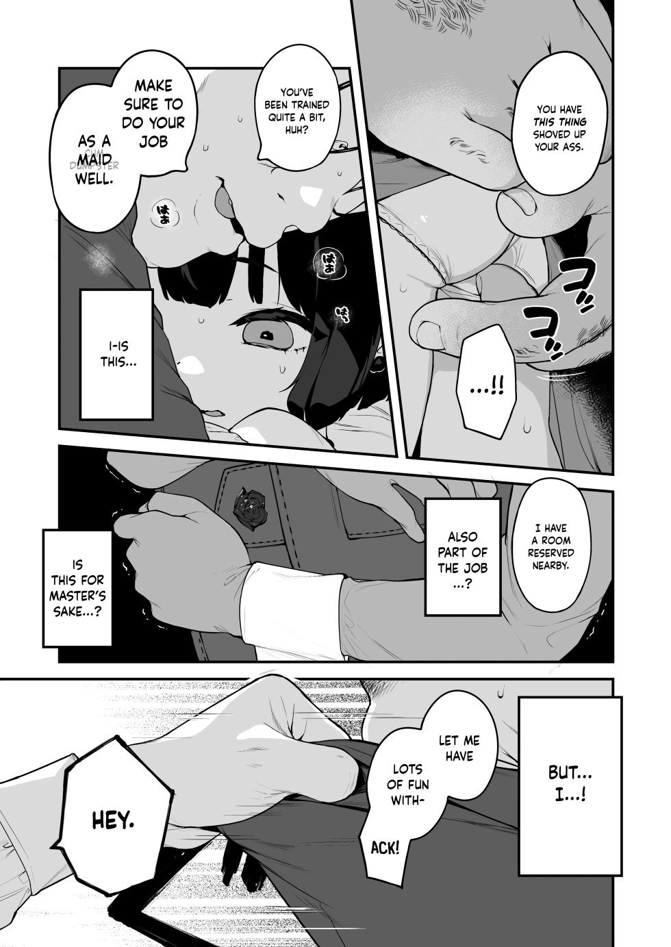 [Mothman (henreader)] Komomo wa Goshujinsama Senyo no Ryoana Nikubenki Loli Maid | Komomo is a Loli Maid Cum Dump With All Holes Only for Her Master [English] [Douzo Lad Translations] - Page 35