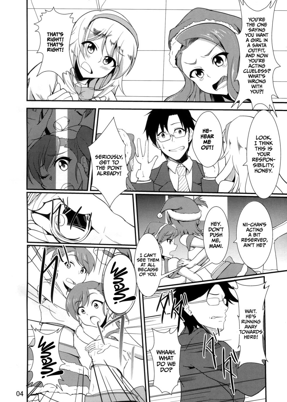 Page 3 - (C81) [Time-Leap (Aoiro Ichigou)] Holly Night (THE IDOLM@STER)  [English] [CulturedCommissions] — akuma.moe
