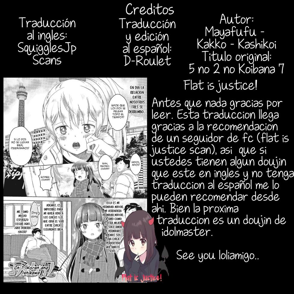 [Mayafufu -Kakko- Kashikoi] Koran to Ishikawa (5 no 2 no Koibana.) [Spanish] [Flat is justice!] - Page 23