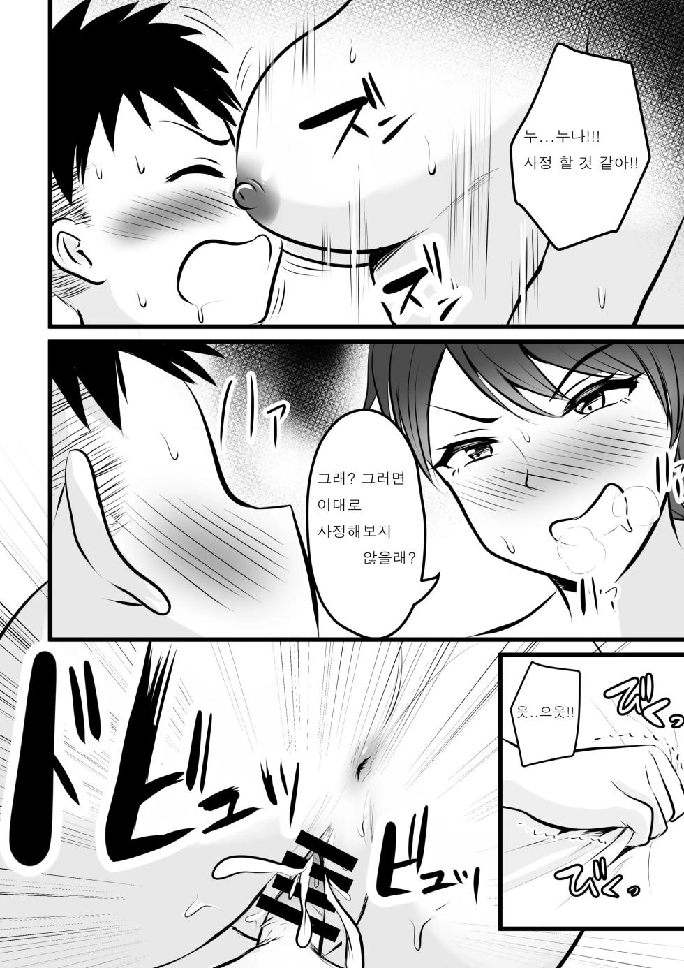 [Pop Machine-gun (Kaho Ren)] Boyish no Ane ni Renshuudai to Shite Shiborareta [korean] - Page 22