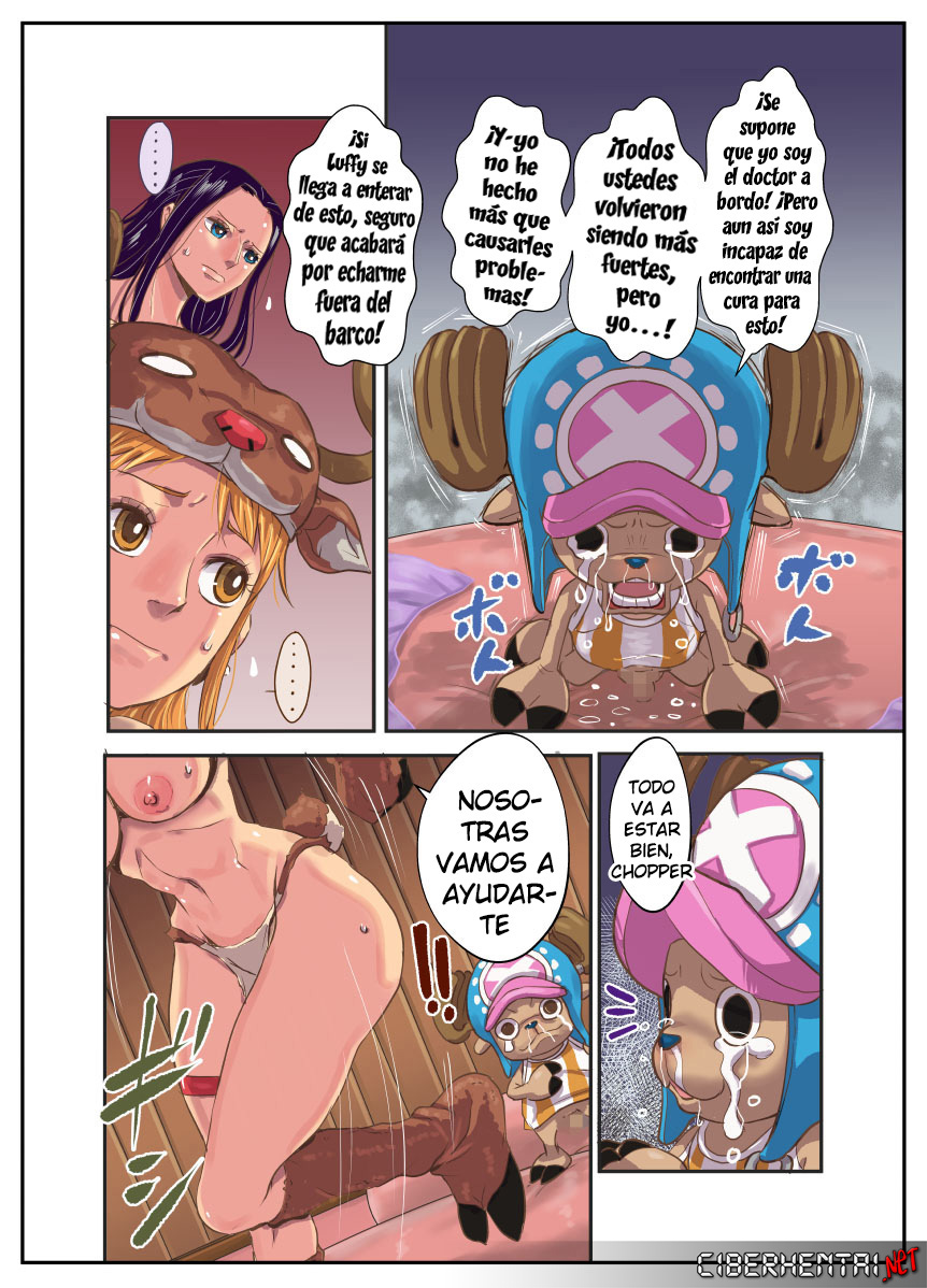 [Oukokusan (Kakutou Oukoku)] CHOP STICK 2 (One Piece) [Spanish] [Kalock & Ciberhentai] - Page 39