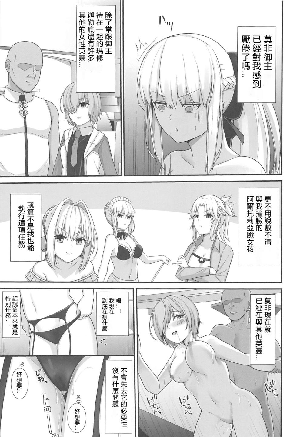 (C102) [Natsuzame] Morgan Heika no Tokubetsu Ninmu 3 (Fate/Grand Order) [Chinese] [禁漫漢化組] - Page 4