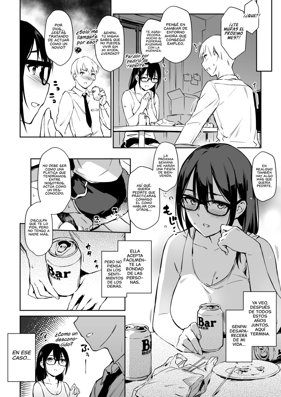 [ZEN] Commushou Senpai to no SEX Simulation | Simulación Sexual con mi Senpai quien no puede Comunicarse [Spanish] [NekoCreme] [Digital] - Page 4