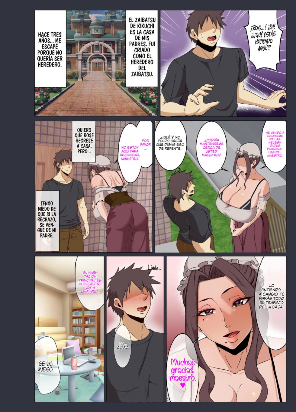 [KAZAMA DoJo (Mucc)] Bakunyu Maid Rose [Spanish] [RaionScan] [Digital] - Page 8
