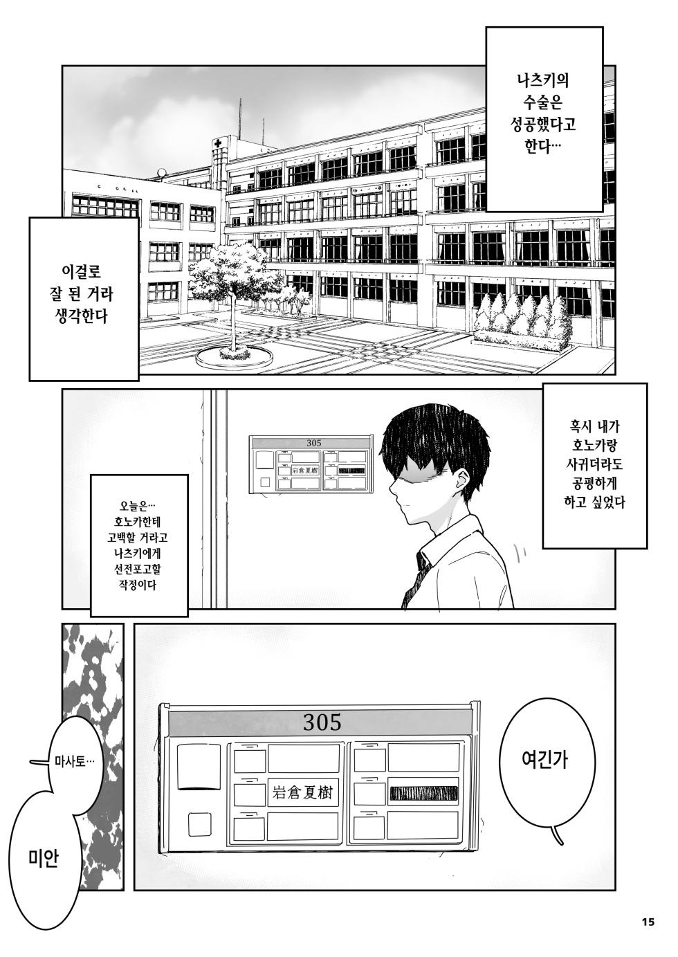 [Kurohonyasan (Yamashita Kurowo)] Tomodachi no Shuwari | 친구의 마지막 [Korean] - Page 15