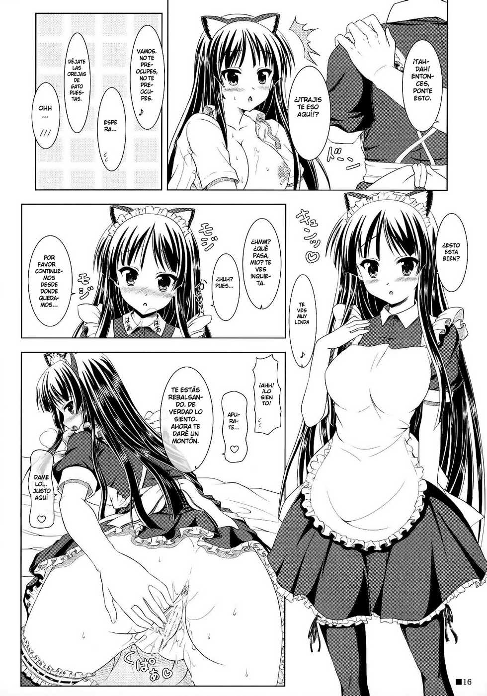 (C76) [Turning Point (Uehiro)] MIO-NYAN! (K-ON!) [Spanish] [Ichino Fansub] - Page 15