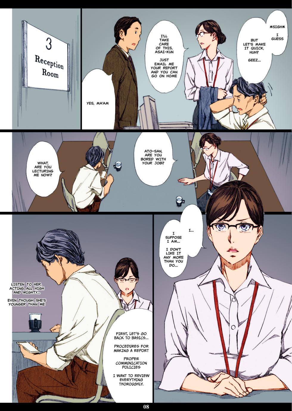 [M (Amano Ameno)] Kyonyuu Onna Joushi Saimin Nikuningyou [English] [Hong_Mei_Ling, MisterJ167] [Colorized] [Digital] - Page 7