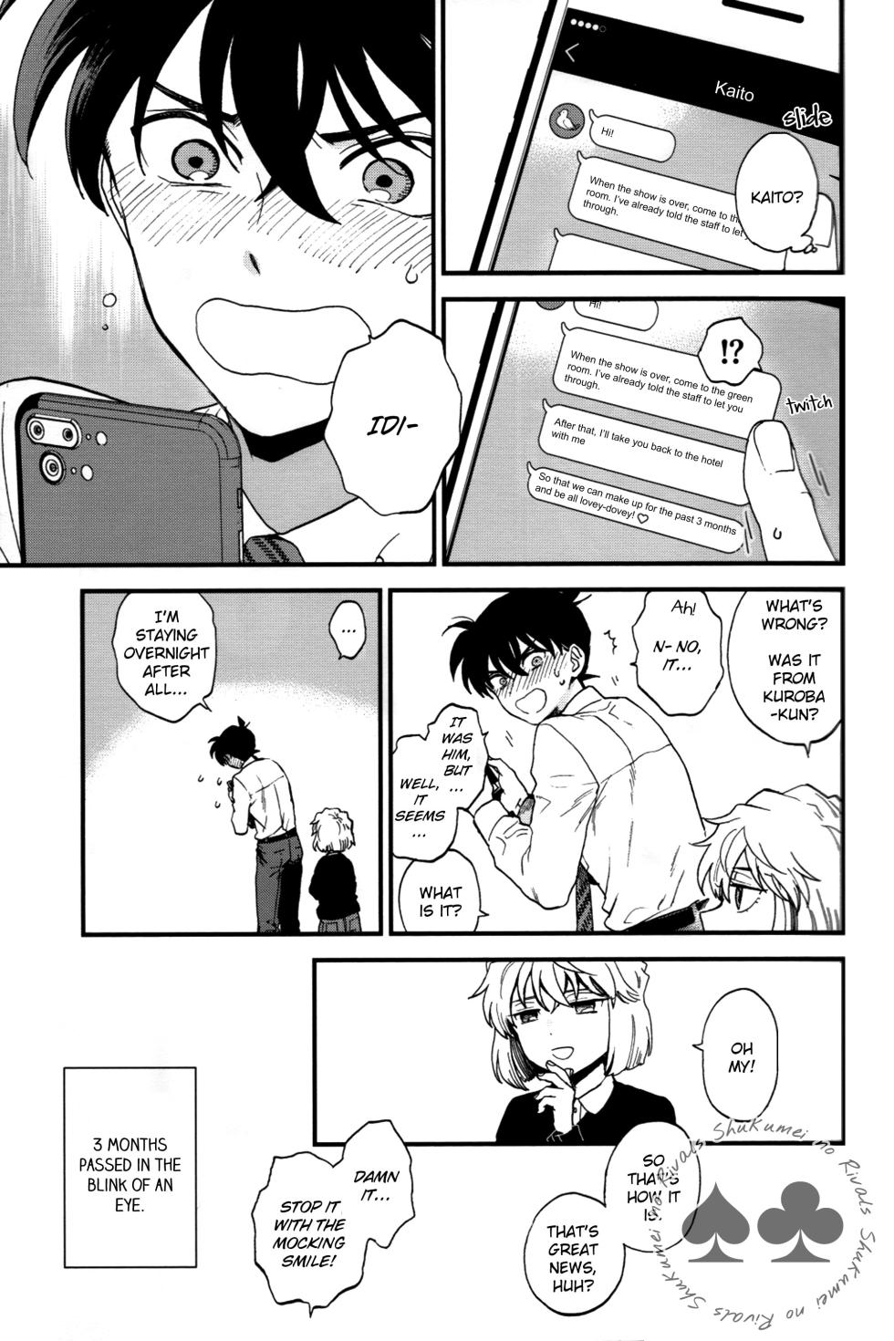 [LOG (M2GO)] Love Me Tender (Detective Conan) [English] [Shukumei no Rivals] - Page 14