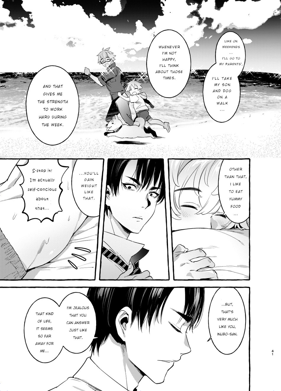 [Otosan no Kurorekishi (Maemukina Do M)] Wanwan Otou-san 2 [English] [pinkuminku] - Page 40