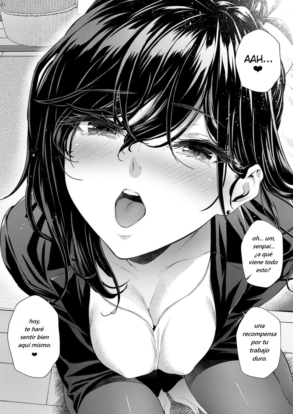 [Mikuni Mizuki] Shokuba no Senpai: Gohoubi Hen | My Workplace Senior: Reward Edition [Spanish] - Page 5