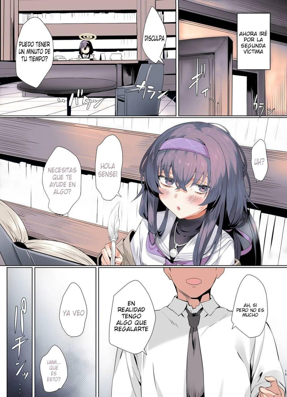 [LV426 (Mecha Sharekoube)] Mechanized Memories (Blue Archive) [Spanish] [Colorized] [Digital] - Page 13