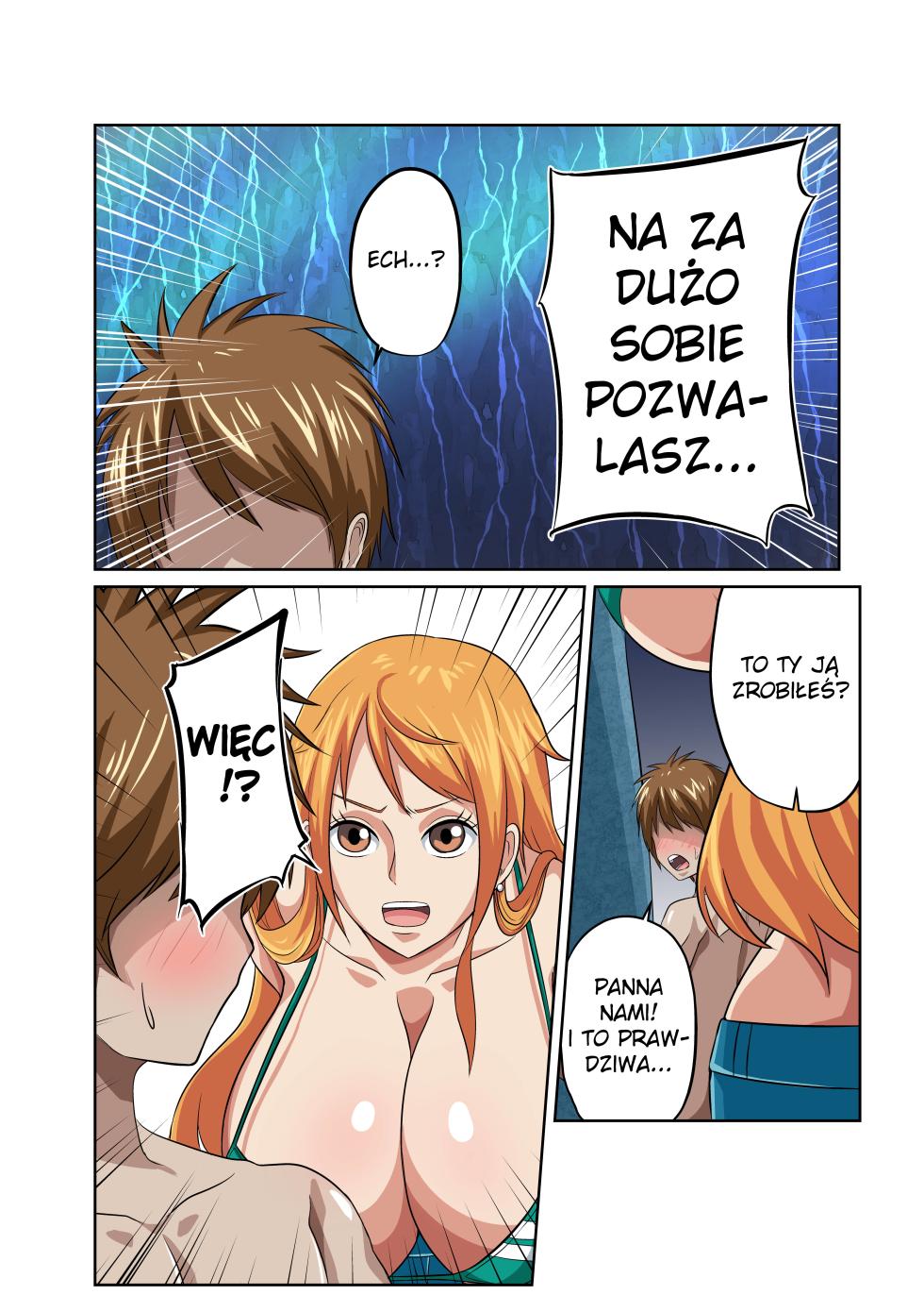 [Q Doujin] Dorobouneko no Douzou no Mae de | Przed Statuą Kociej Złodziejki (One Piece) [Polish] - Page 6